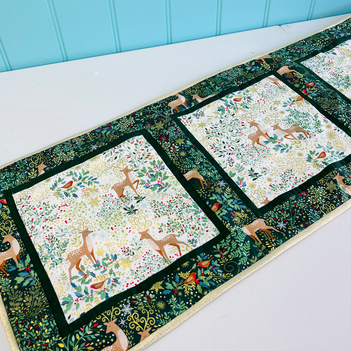 Enchanted Christmas Table Runner PDF pattern | Downloadable Sewing ...