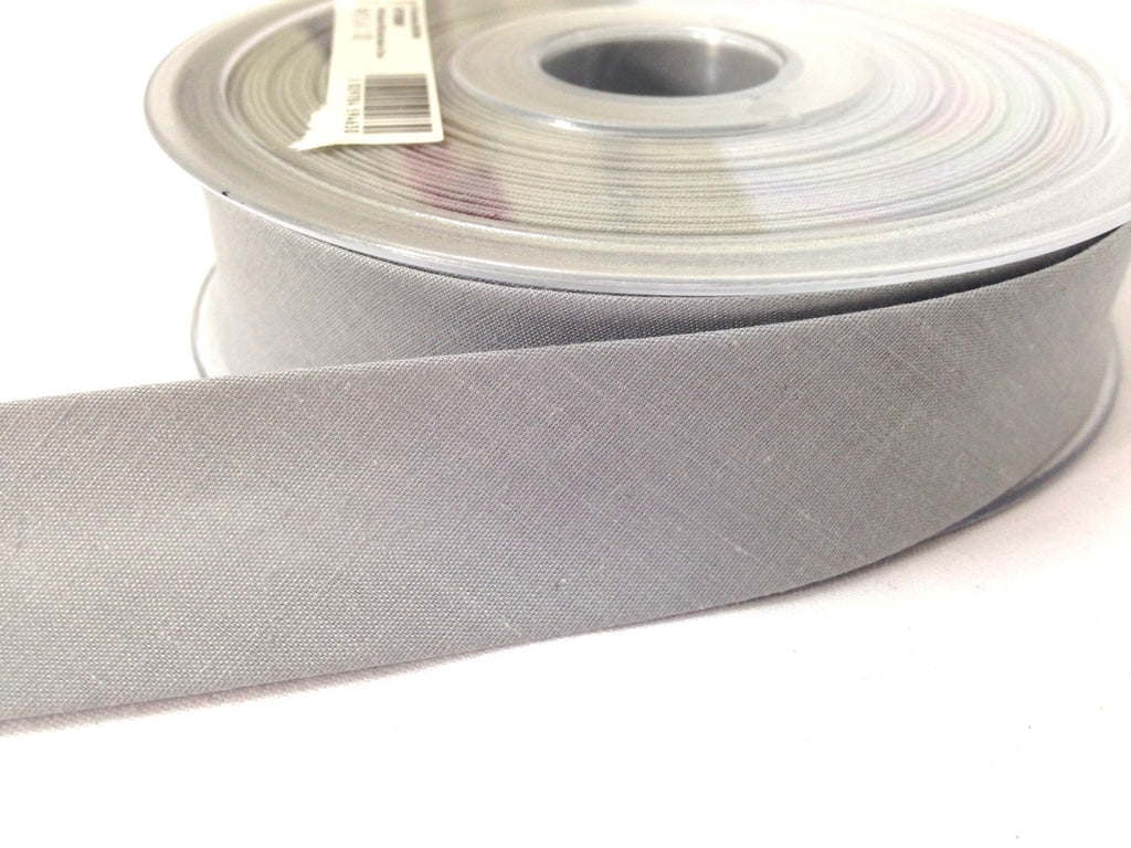 Grey Bias Binding - Single Fold Bias Binding | Sewing Bias Binding