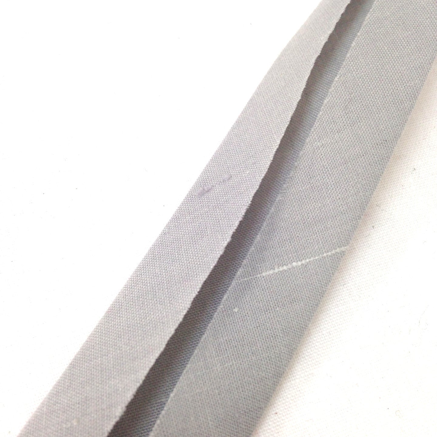 Grey Bias Binding - Single Fold Bias Binding | Sewing Bias Binding