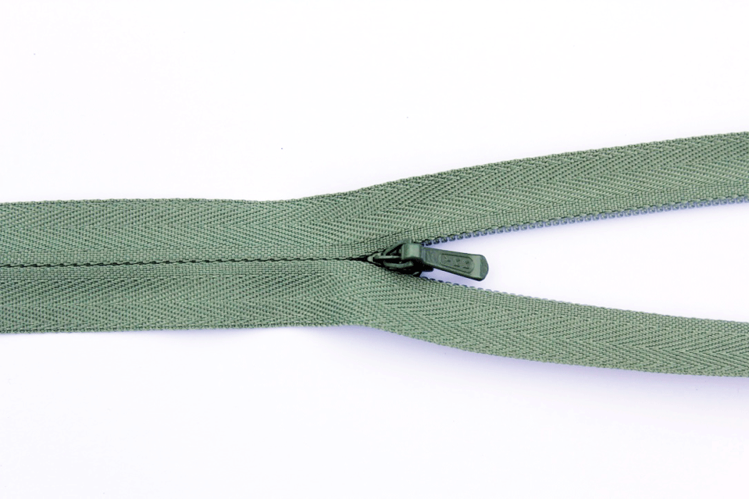 41cm/16 inch Concealed Zip Sage Green YKK Zips My Sewing Box