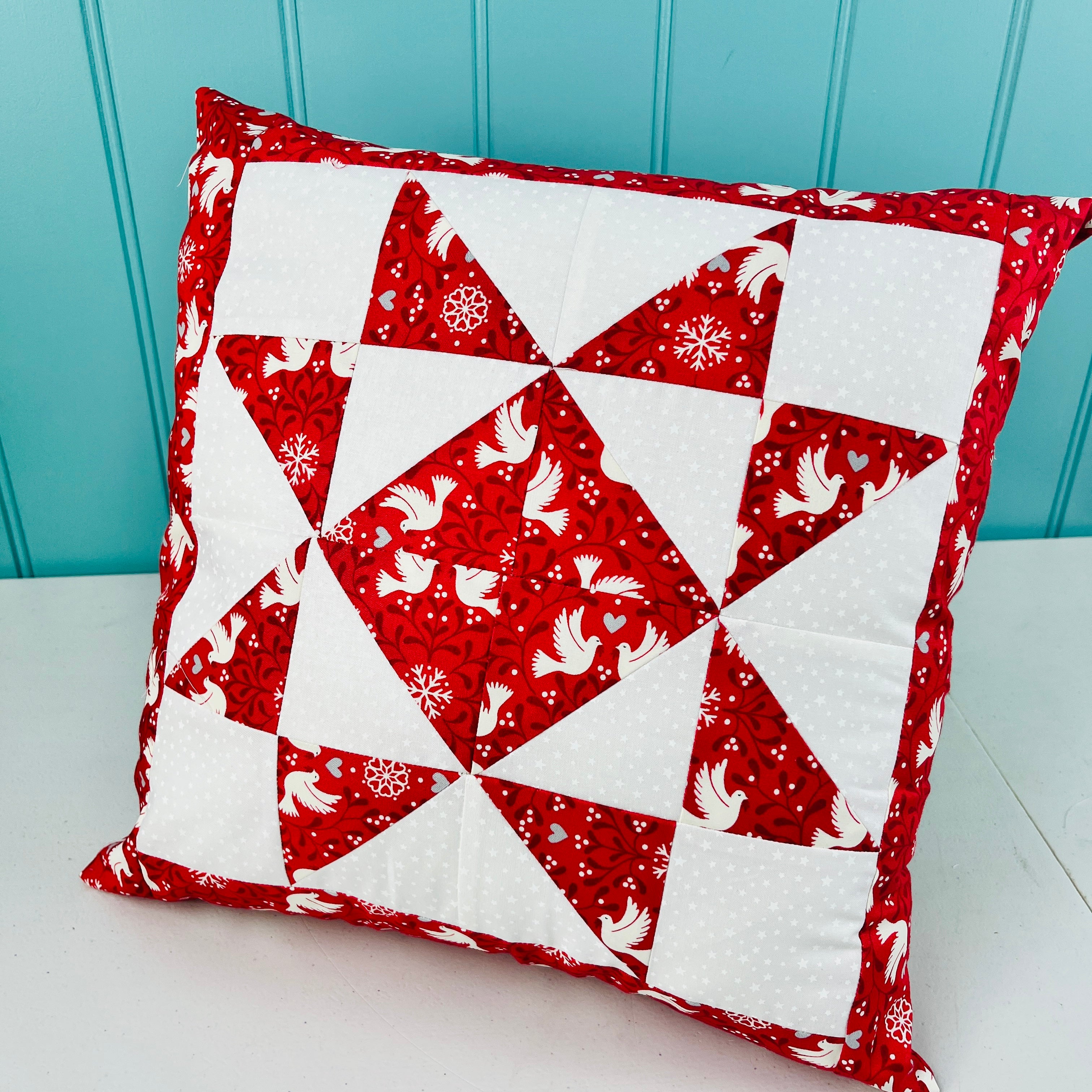 Sewing Box Pillow Covers Scandi Christmas Cushion Cover Project
