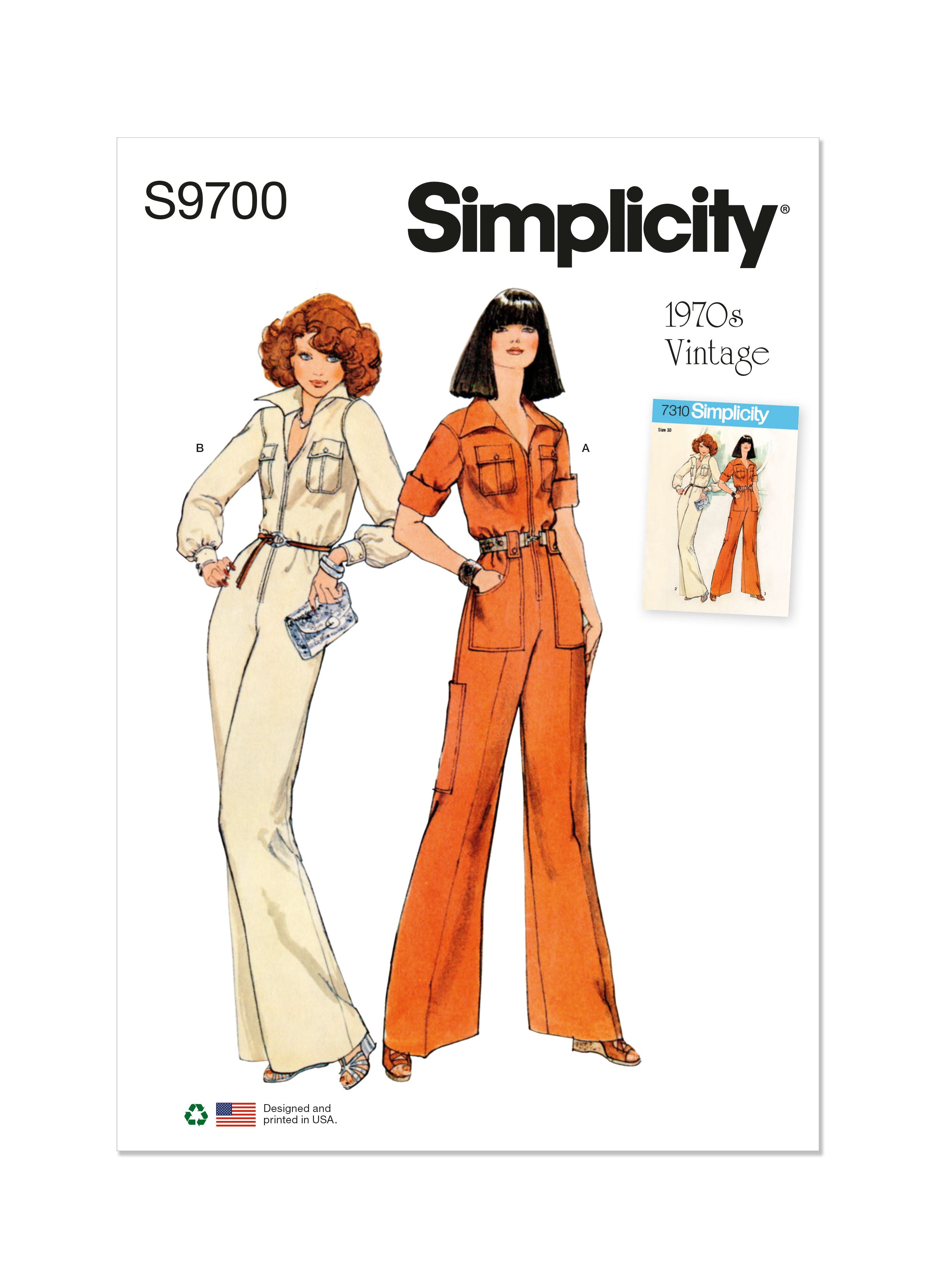 Simplicity Sewing Pattern S9700 - Misses' Vintage Jumpsuit – My Sewing Box