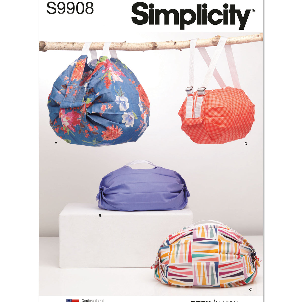 Simplicity Sewing Pattern S9908 - Bag in Four Sizes – My Sewing Box