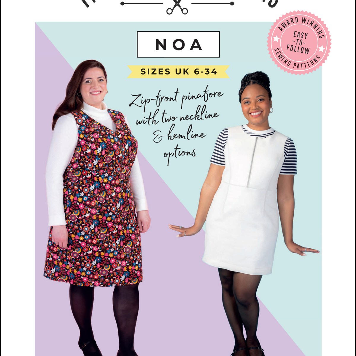 Tilly & The Buttons Sewing Pattern - Noa Pinafore Dress | Independent ...