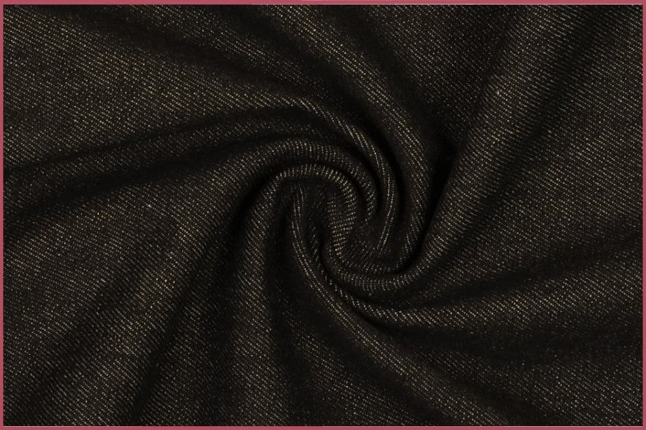 Black denim sales material