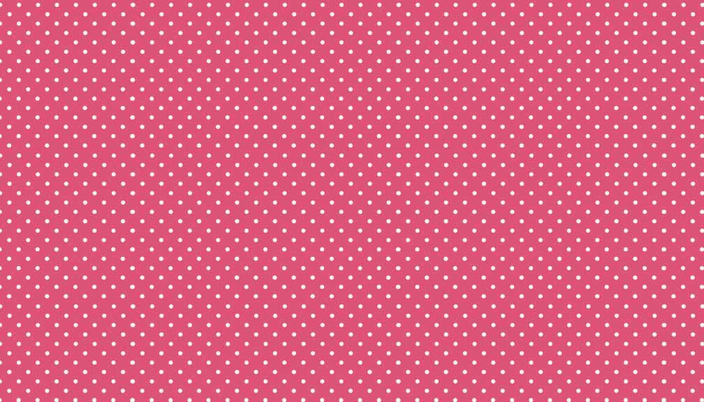 Pink Polka Dot Fabric - 100% Cotton Fabric by Makower | Buy Quilting Fabrics Online