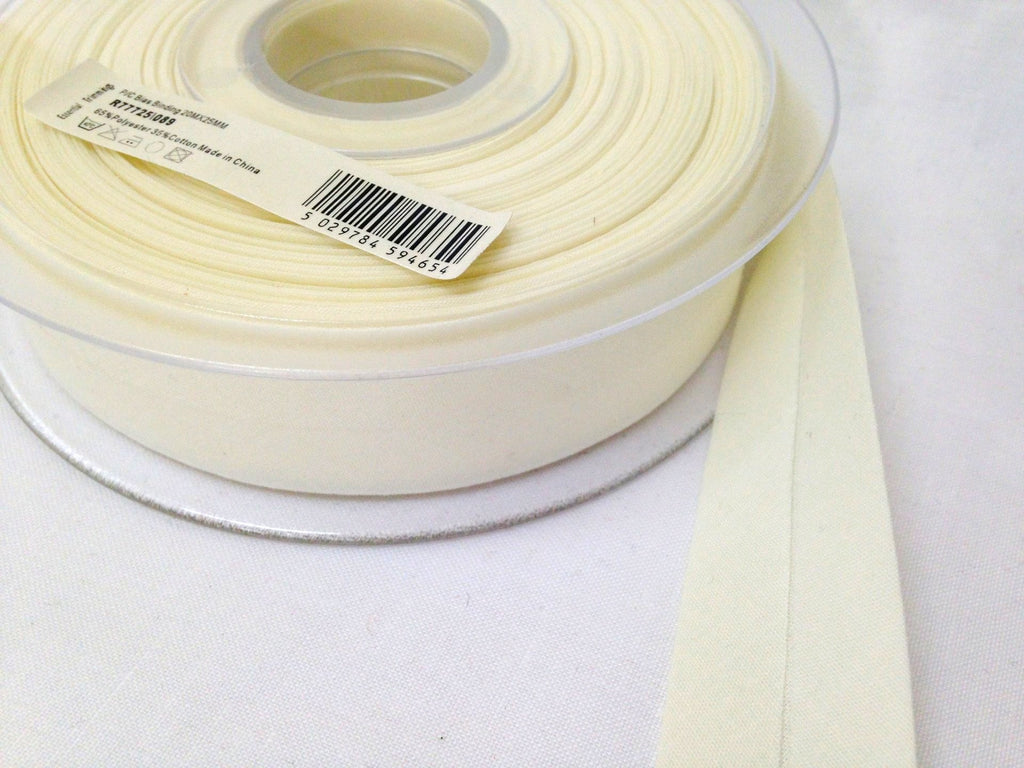 Cream Bias Binding - Buy Bias Binding Tape | Sewing Bias Binding