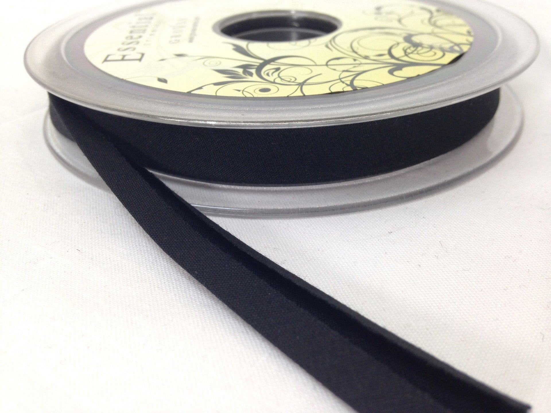 Black Bias Binding - Slim Bias Binding | Sewing Bias Binding