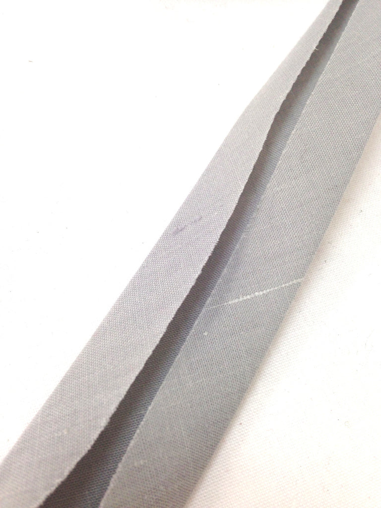Grey Bias Binding - Single Fold Bias Binding | Sewing Bias Binding