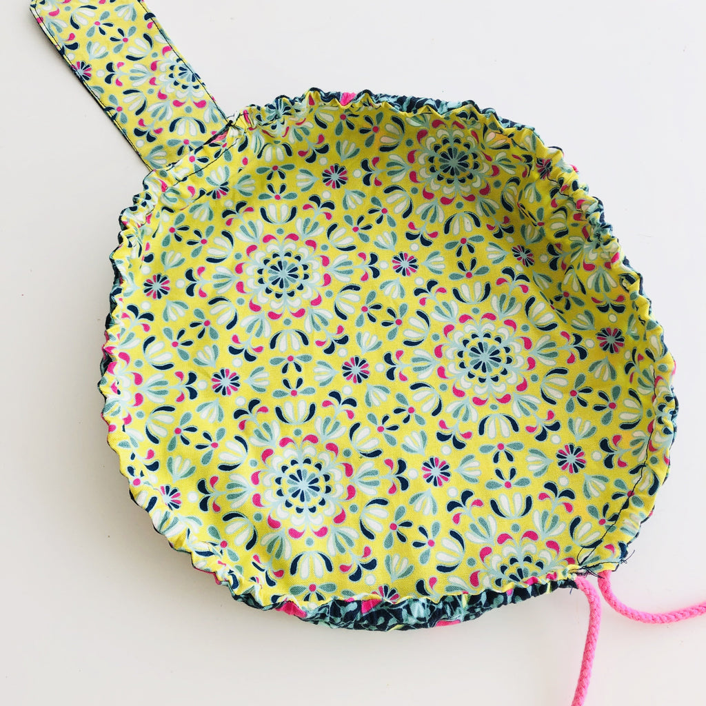 Drawstring Makeup Bag PDF pattern Downloadable Sewing Patterns