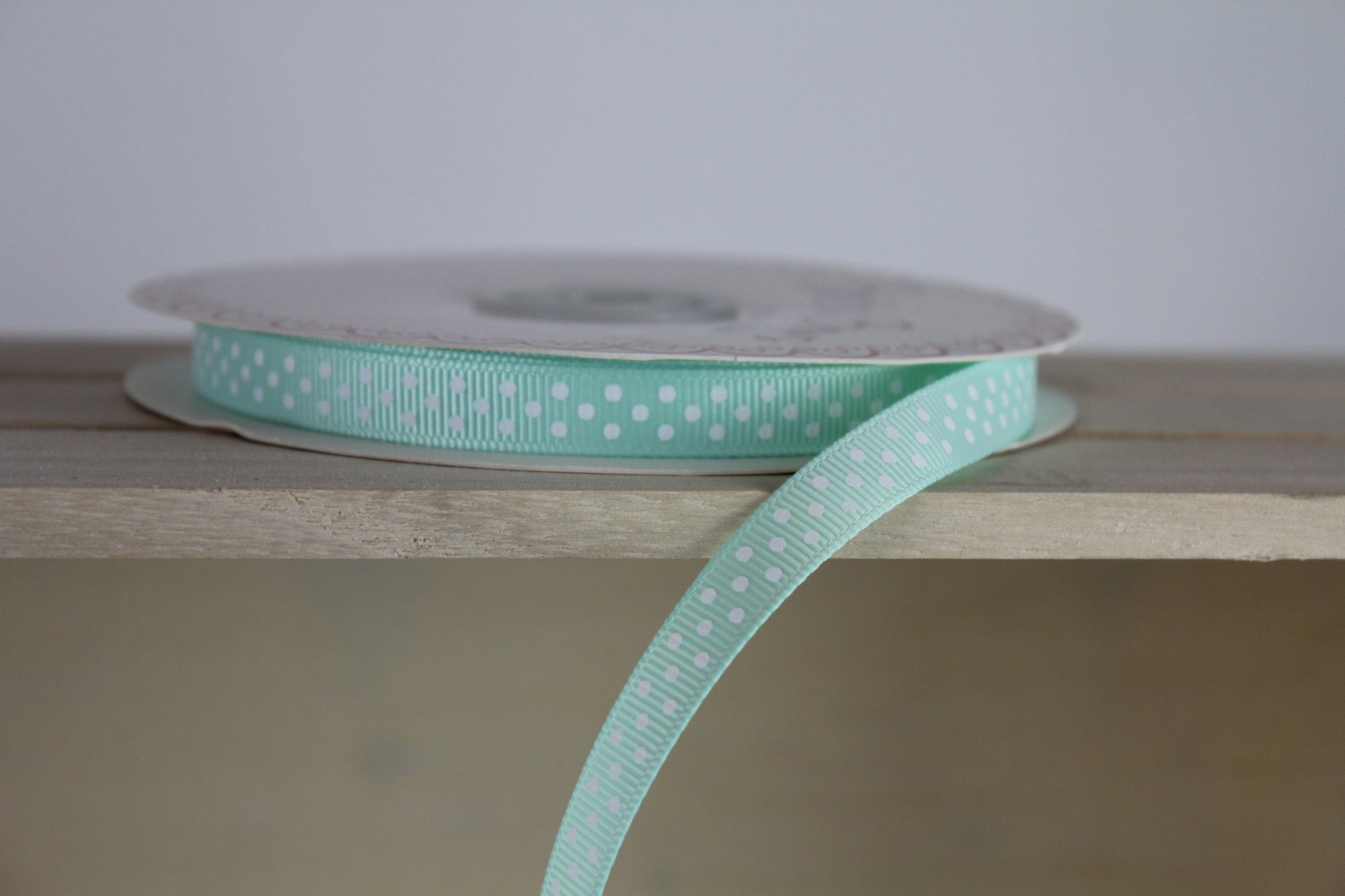 Polka Dot Grosgrain Ribbon by Berties Bows | Haberdashery Shop Bournemouth