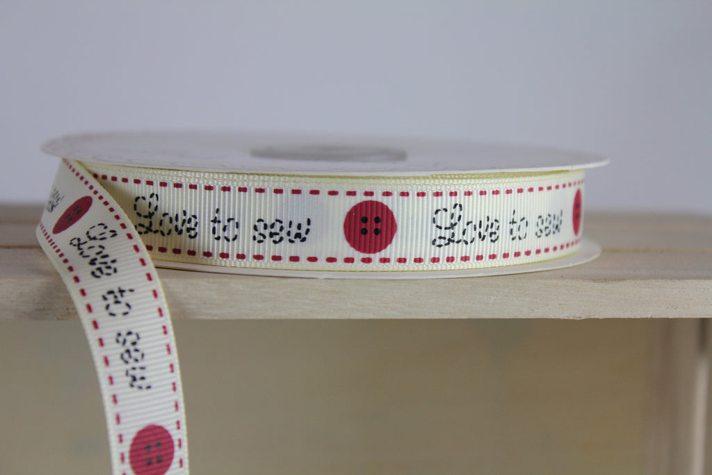 I love Sewing - Sewing Ribbon by Berties Bows | Online Haberdashery