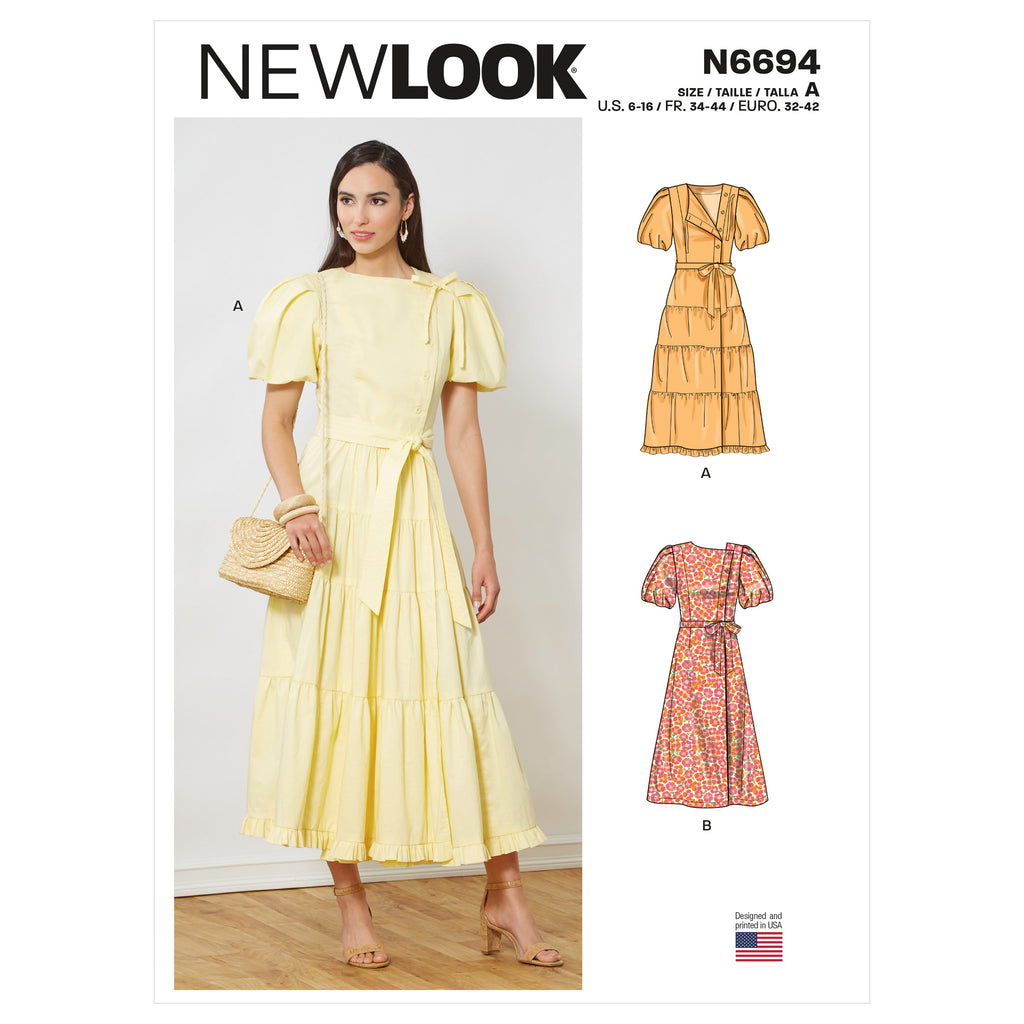 New Look Sewing Pattern N6694 - Misses' Dresses – My Sewing Box