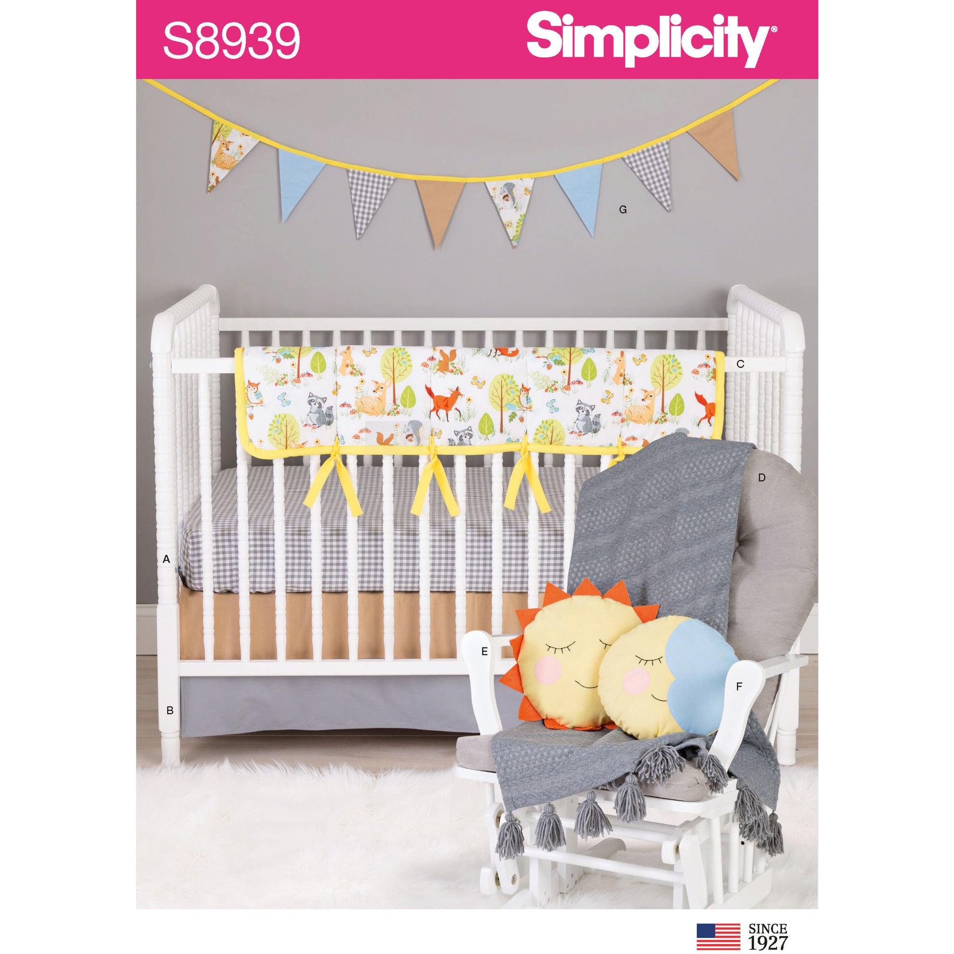 Simplicity Pattern S8939 Nursery Decor Sewing Patterns – My