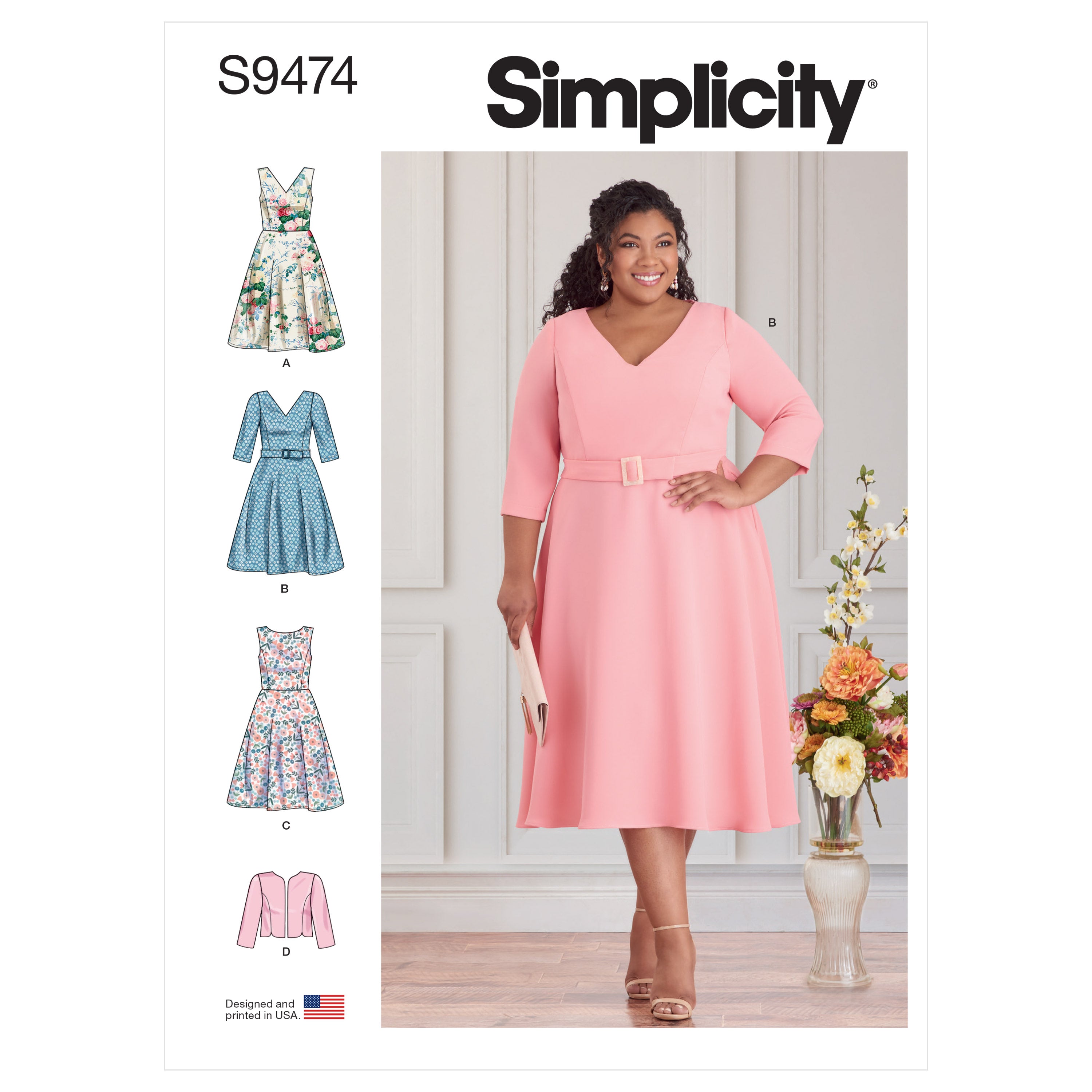Women's Garments 1 (Become a Pattern 　l1 Simplicity Sewing Pattern S9644 Misses' and Women's Knit Dress