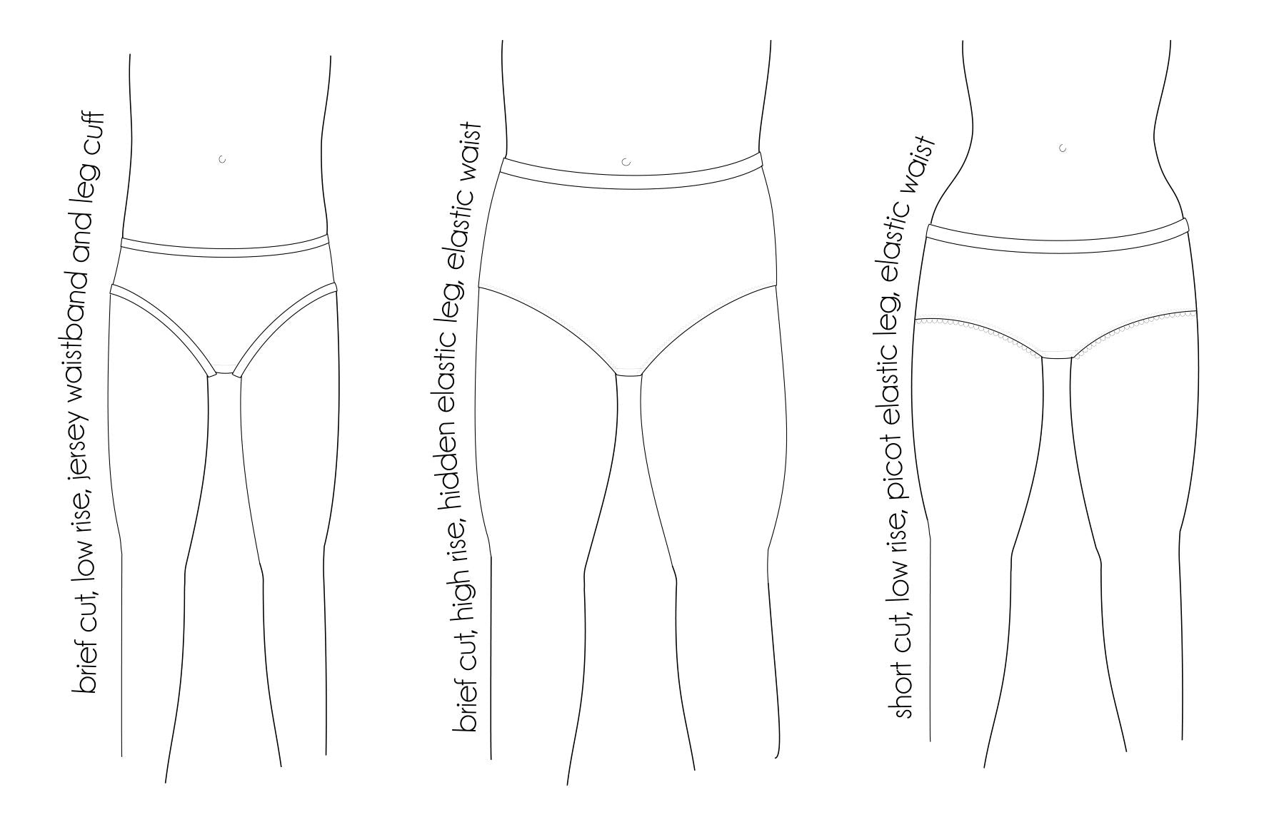 Waves & Wild Ladies Wonder Undies  PDF Sewing Patterns – My Sewing Box