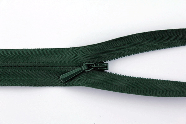 20cm/8 inch Concealed Zip - Bottle Green