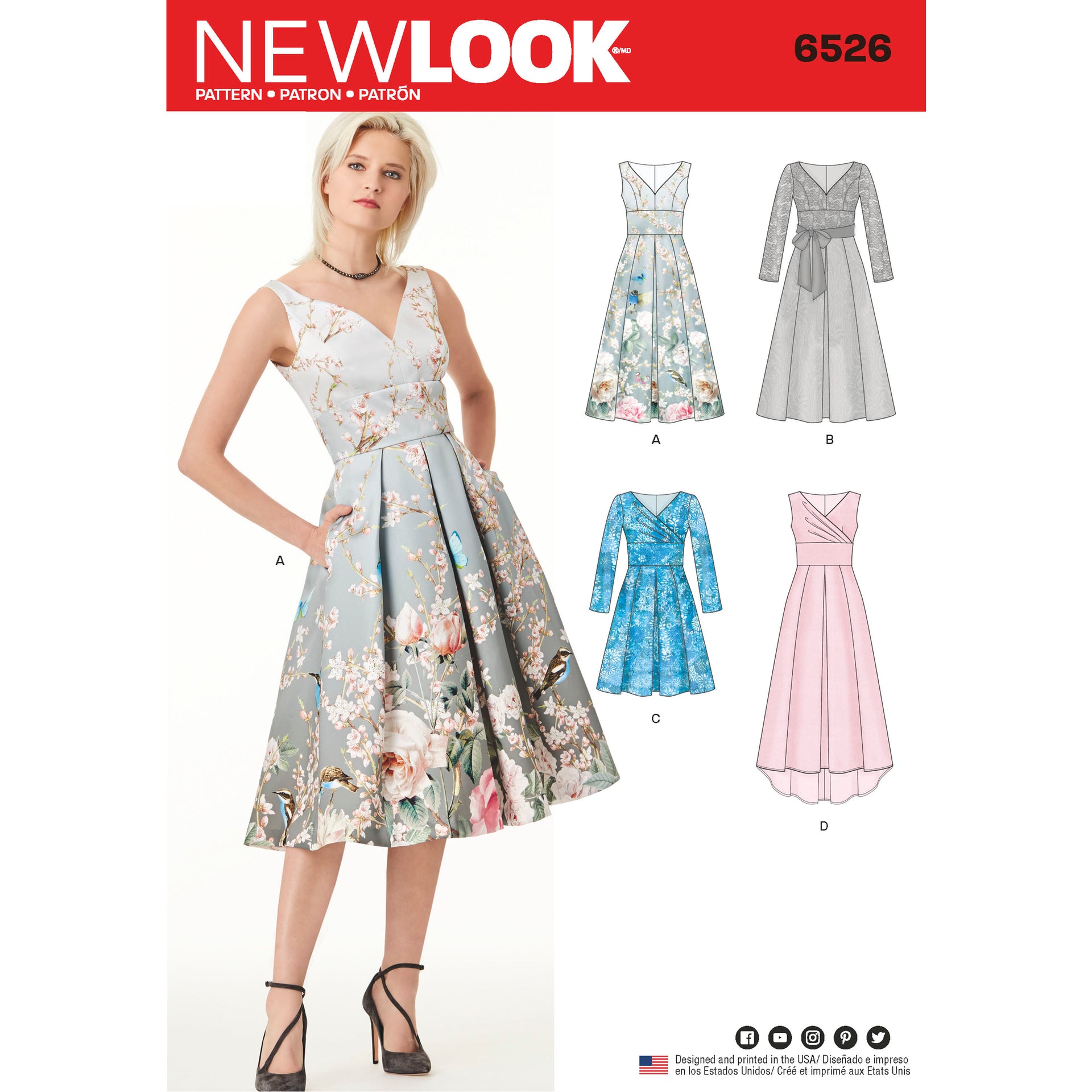 chinese dress ladies Woman's Toronto Pinafore Dress Sewing Pattern, Ikatee – Clothkits main image 1