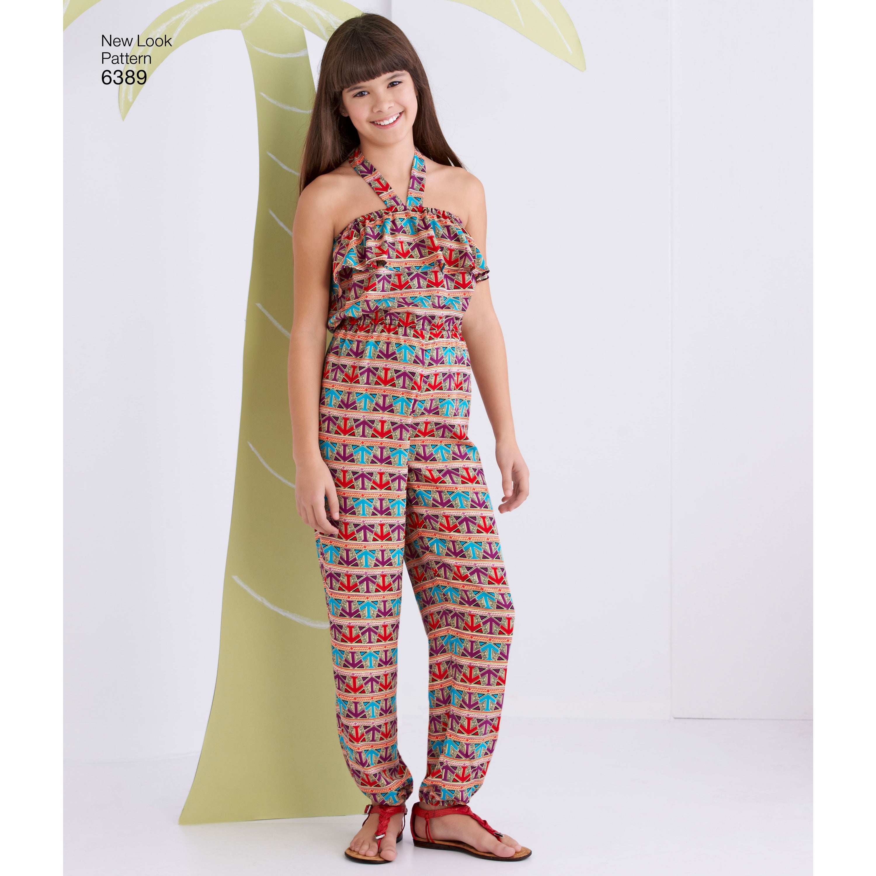 New Look Sewing Pattern 6389 - Girls' Easy Jumpsuit, Romper and Dresse ...