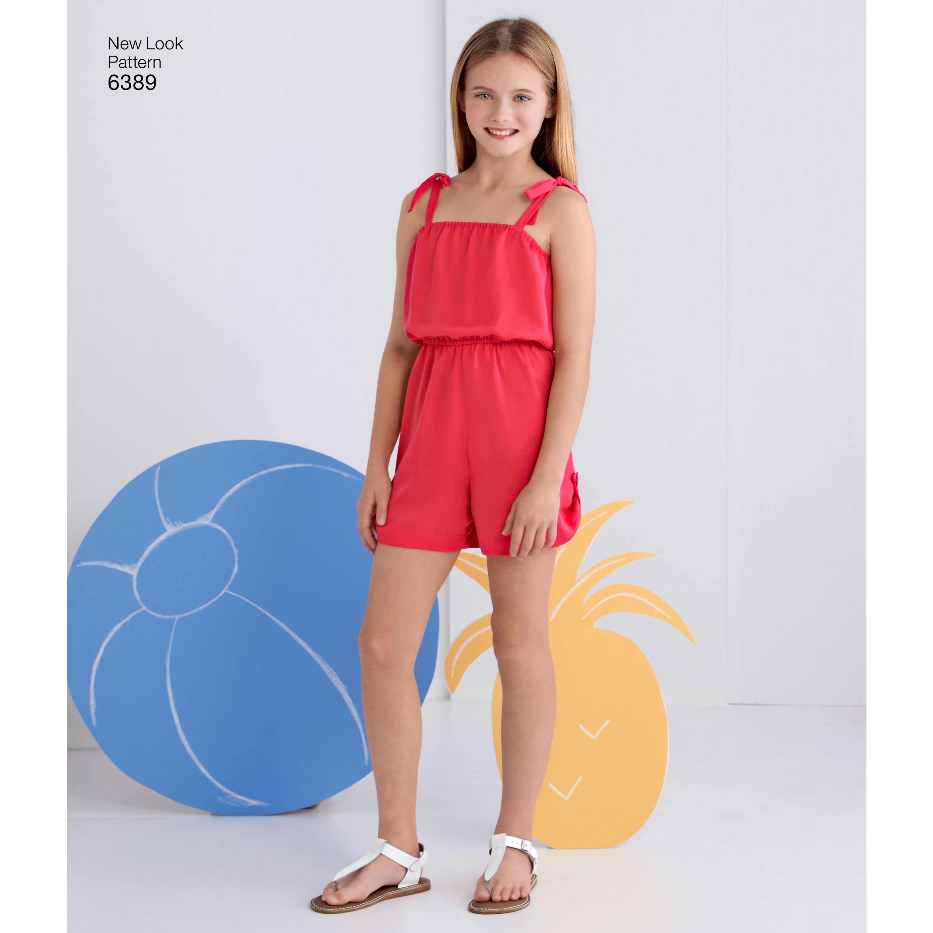 New Look Sewing Pattern 6389 - Girls' Easy Jumpsuit, Romper and Dresse ...