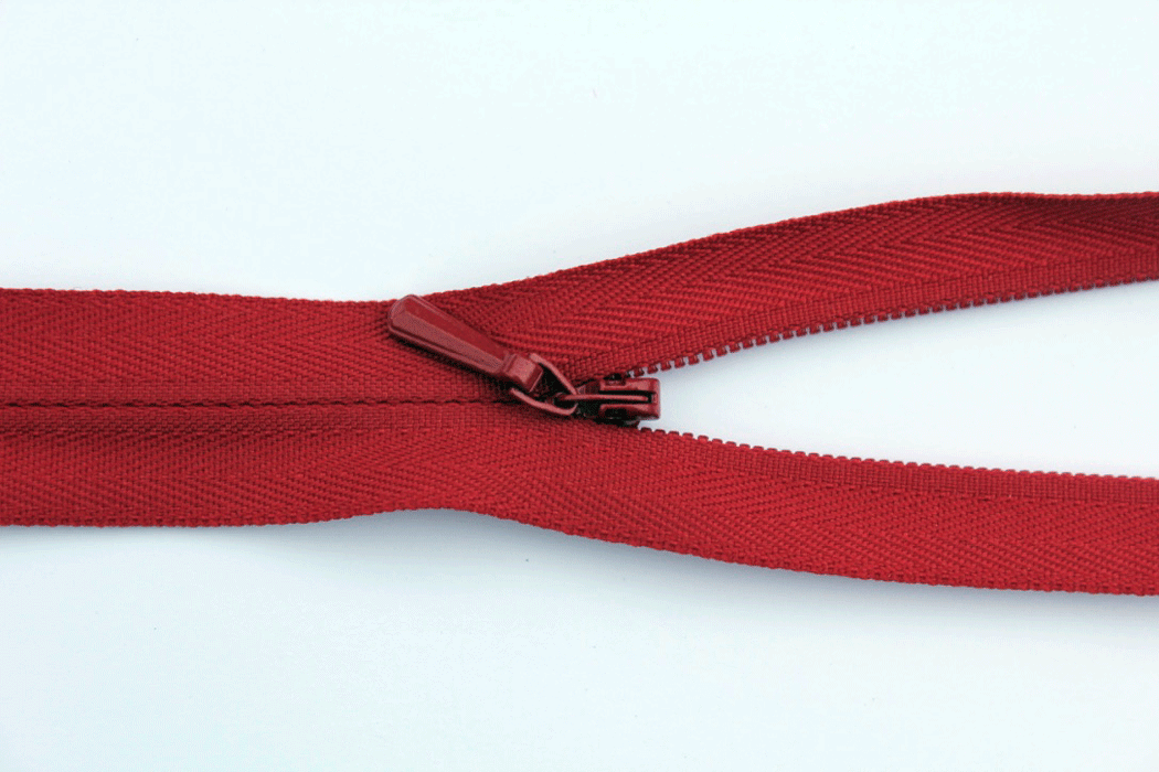 41cm/16 inch Concealed Zip - Red 519 | YKK Zips – My Sewing Box