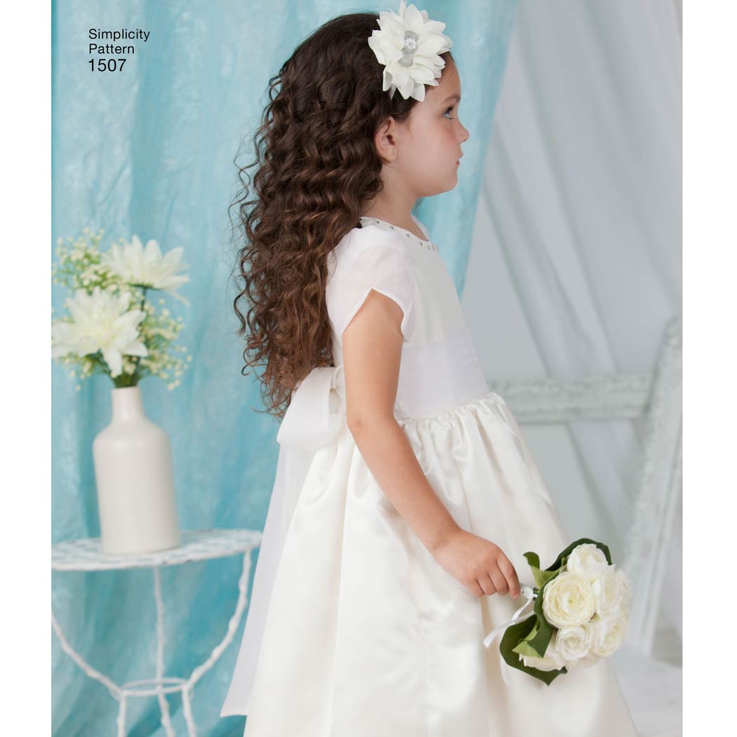 Simplicity Pattern 3943 Toddler and Girls Special Occasion Dresses and  Bolero Sizes 3 through 6
