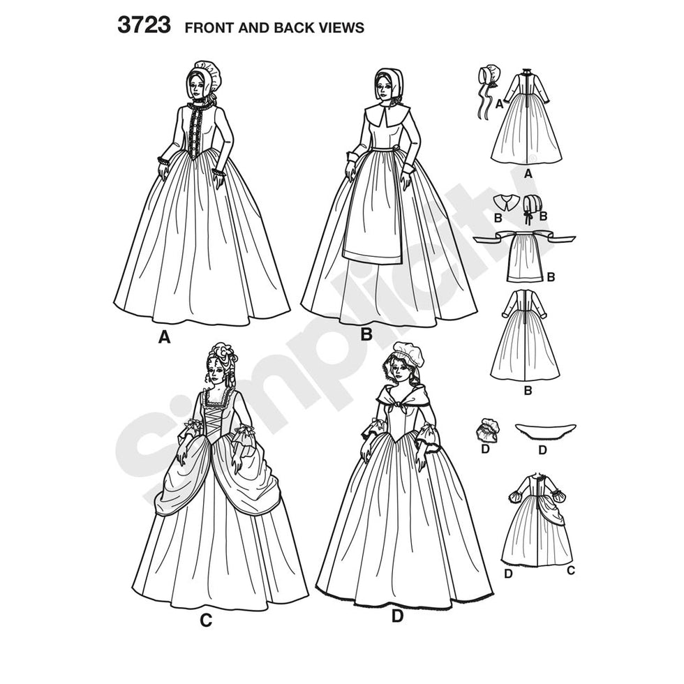 Simplicity 3723 - Women's Costumes | Sewing Patterns – My Sewing Box