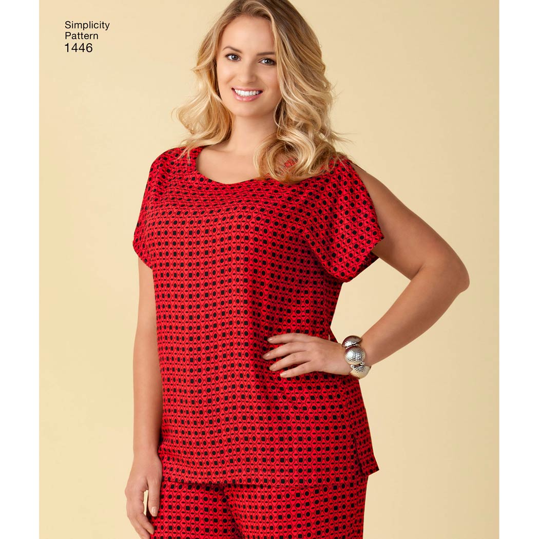 Simplicity 1446 - Six Made Easy Pull on Tops and Trousers or Shorts for ...