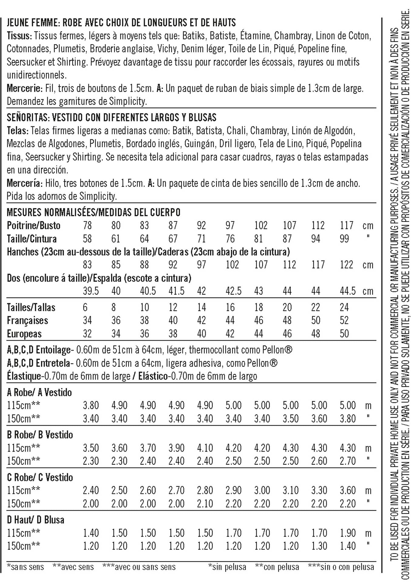 Simplicity 8384 - Women’s Dress with Length Variations and Top | Sewing ...