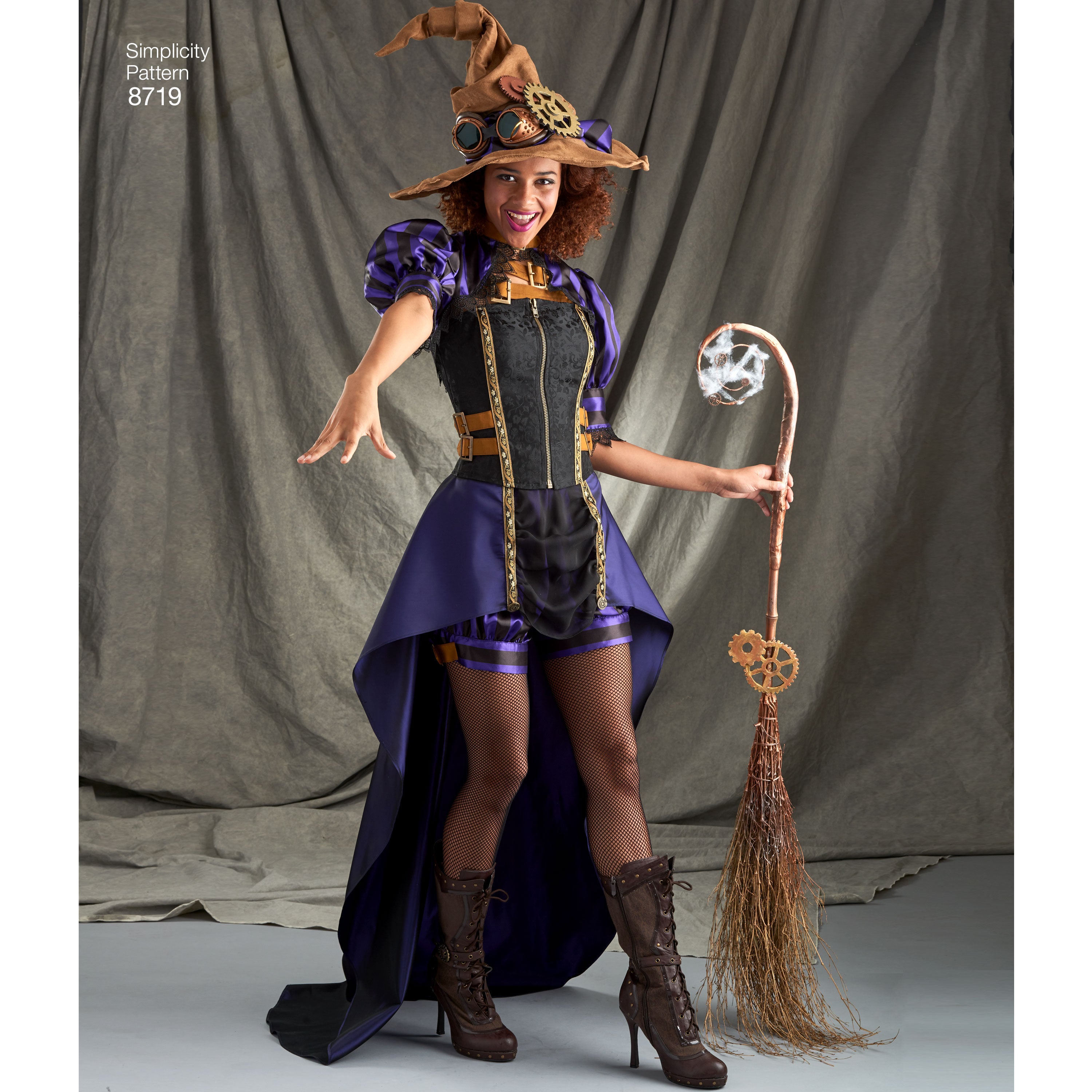 Sewing Pattern Purple Steampunk Dress Mccall's Sewing Pattern