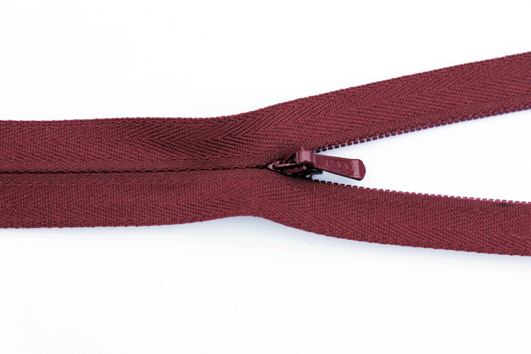 41cm/16 inch Concealed Zip - Wine Red | YKK Zips – My Sewing Box
